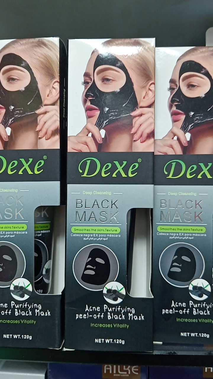 Dexe Black Facial Mask 120g – Deep Cleansing Peel-Off Face Mask
