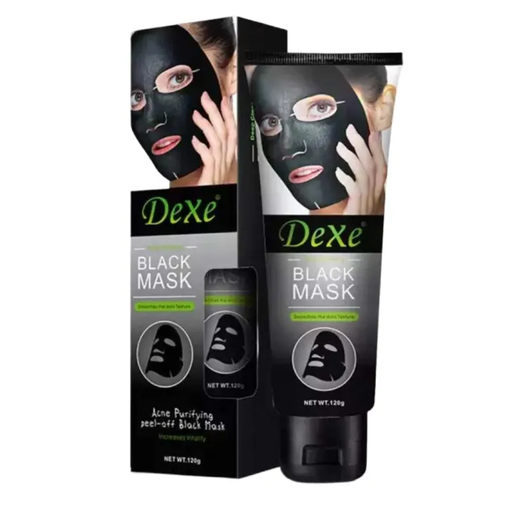 Dexe Black Facial Mask 120g – Deep Cleansing Peel-Off Face Mask