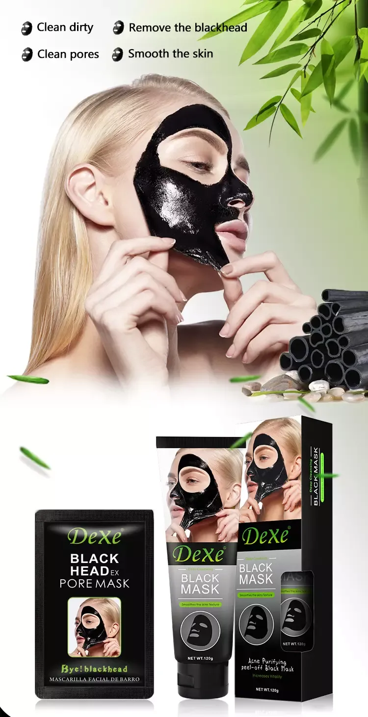 Dexe Black Facial Mask 120g – Deep Cleansing Peel-Off Face Mask